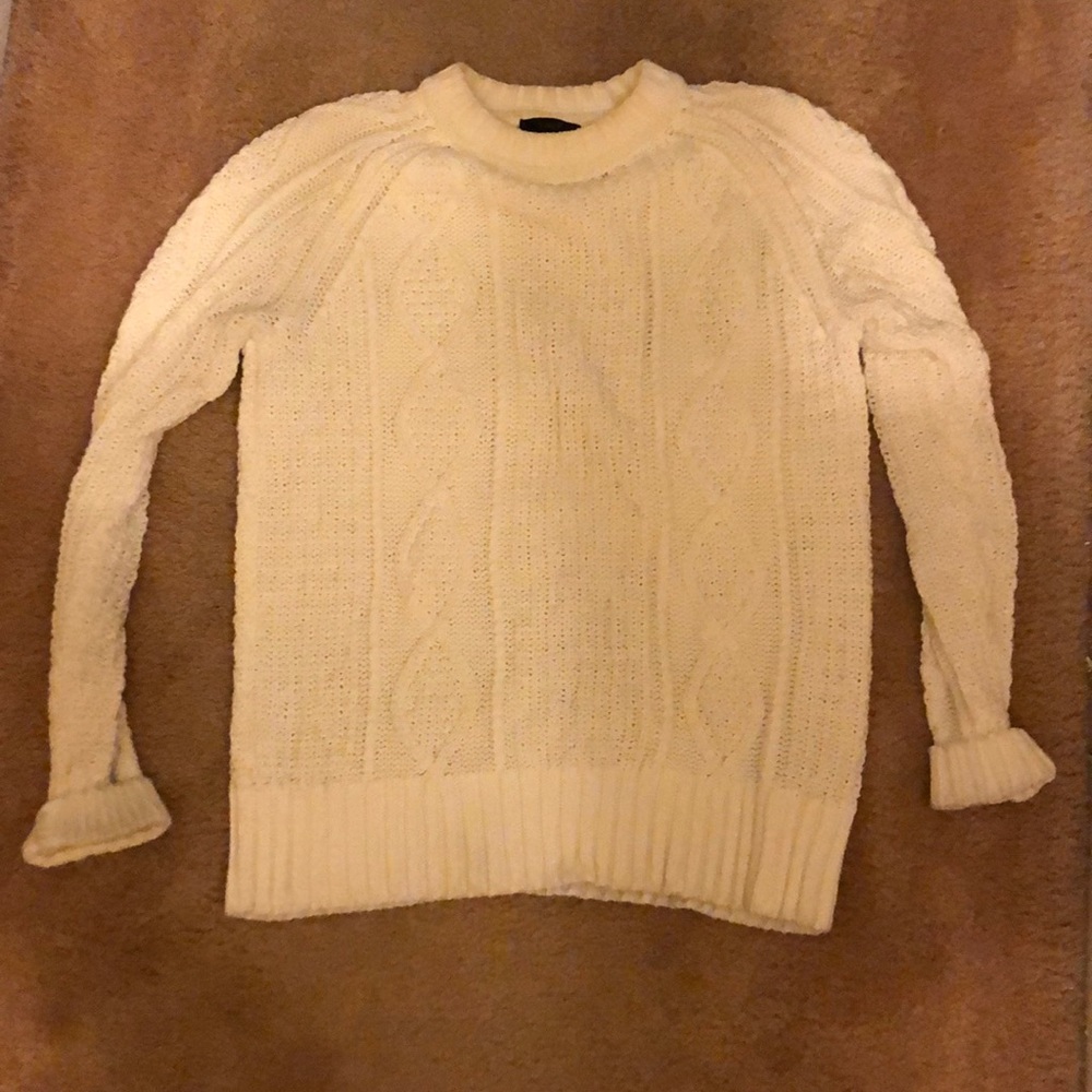 J. Crew cable knit sweater